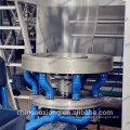 High output mono/single layer blown film machine for trash bag film